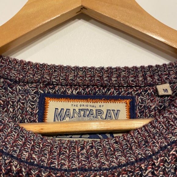 Mantaray UK Knit Red Sweater Size Medium - Picture 2 of 5